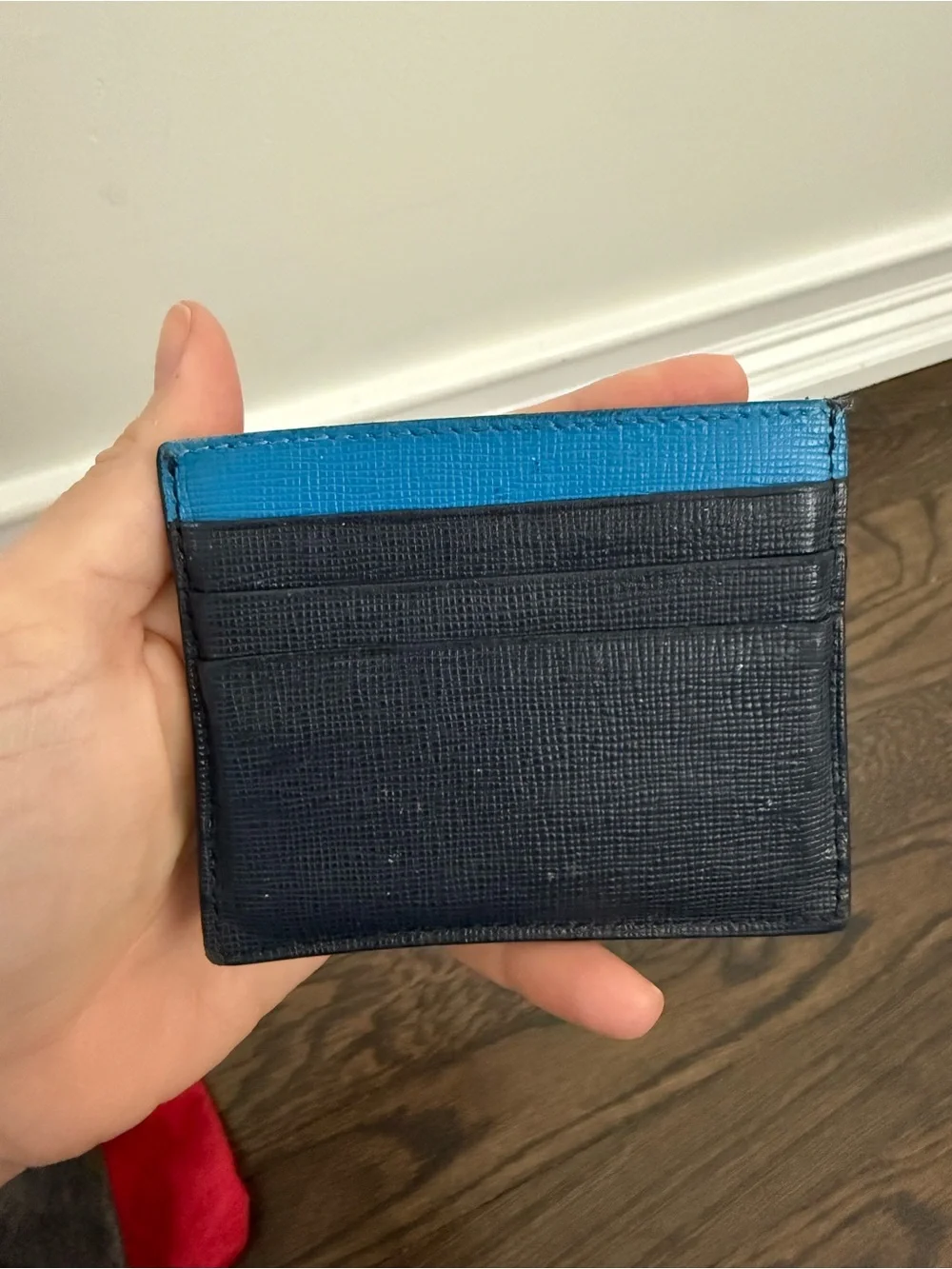 Fendi Monster Blue Card Holder wallet